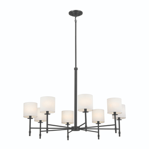 KK52502BK Ali Large Foyer Chandelier Chandelier - Black