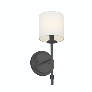 KK52505BK Ali 1 Bulb Wall Sconce - Black