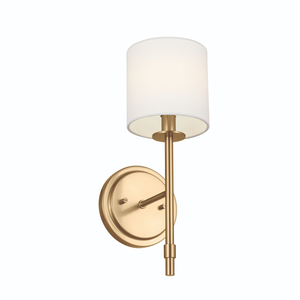 KK52505BNB Ali 1 Bulb Wall Sconce - Brushed Natural Brass