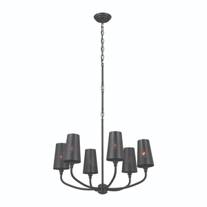 KK52508BK Adeena Mid Sized Chandelier Chandelier - Black