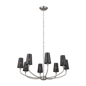 KK52509CLP Adeena Large Foyer Chandelier Chandelier - Classic Pewter