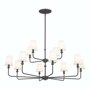 KK52518BK Pallas Large Foyer Chandelier Chandelier - Black