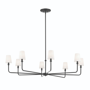 KK52521BK Pallas Large Foyer Chandelier Chandelier - Black