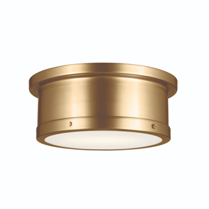 KK52540BNB Serca Flush Mount Ceiling Light - Brushed Natural Brass