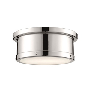 KK52540PN Serca Flush Mount Ceiling Light - Polished Nickel