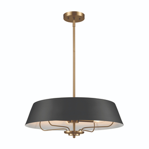 KK52543BK Luella Multi Light Pendant Light - Black