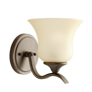 KK5284OZL18 Wedgeport 1 Bulb Wall Sconce - Olde Bronze