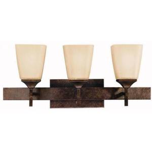 KK5316MBZ Souldern 3 Bulb Bathroom Lighting - Marble Bronze