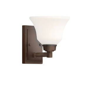 KK5388OZL18 Langford 1 Bulb Wall Sconce - Olde Bronze