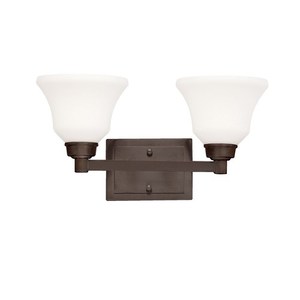 KK5389OZL18 Langford 2 Bulb Bathroom Lighting - Olde Bronze