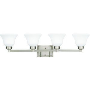 KK5391NI Langford 4 or More Bulb Bathroom Lighting - Brushed Nickel