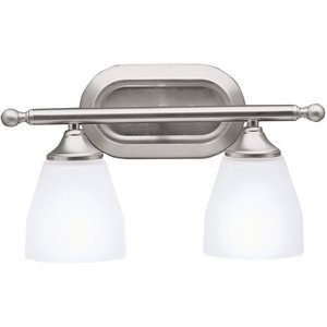 KK5447NI Ansonia 2 Bulb Bathroom Lighting - Brushed Nickel