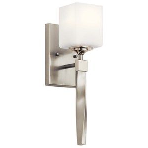 KK55000NI Marette 1 Bulb Wall Sconce - Brushed Nickel