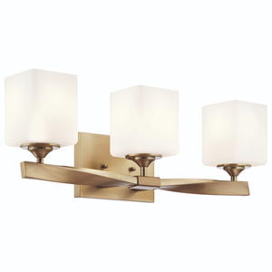 KK55002CPZ Marette 3 Bulb Bathroom Lighting - Champagne Bronze