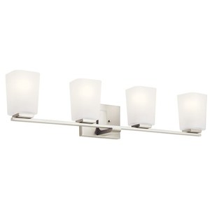 KK55018NI Roehm 4 or More Bulb Bathroom Lighting - Brushed Nickel