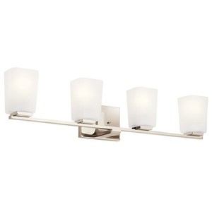 KK55018PN Roehm 4 or More Bulb Bathroom Lighting - Polished Nickel