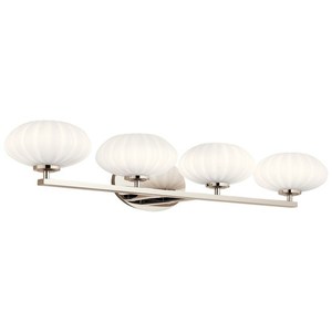 KK55026PN Pim 4 or More Bulb Bathroom Lighting - Polished Nickel