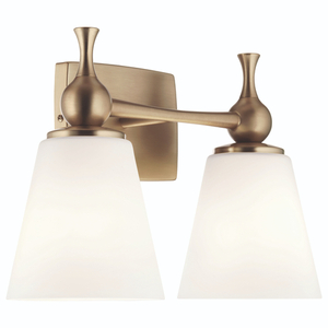 KK55091CPZ Cosabella 2 Bulb Bathroom Lighting - Champagne Bronze