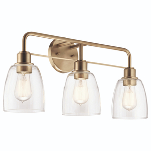 KK55102CPZ Meller 3 Bulb Bathroom Lighting - Champagne Bronze