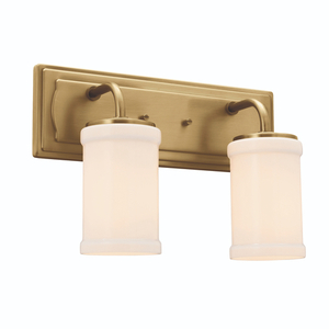 KK55130NBR Vetivene 2 Bulb Bathroom Lighting - Natural Brass