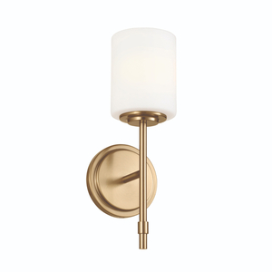 KK55140BNB Ali 1 Bulb Wall Sconce - Brushed Natural Brass