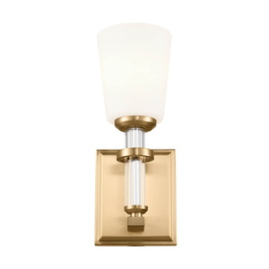 KK55145BNB Rosalind 1 Bulb Wall Sconce - Brushed Natural Brass