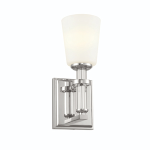 KK55145PN Rosalind 1 Bulb Wall Sconce - Polished Nickel