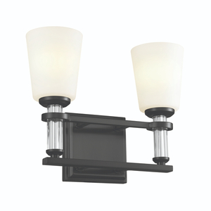 KK55146BK Rosalind 2 Bulb Bathroom Lighting - Black