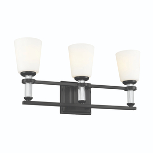 KK55147BK Rosalind 3 Bulb Bathroom Lighting - Black