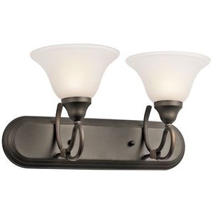 KK5557OZ Stafford 2 Bulb Bathroom Lighting - Olde Bronze