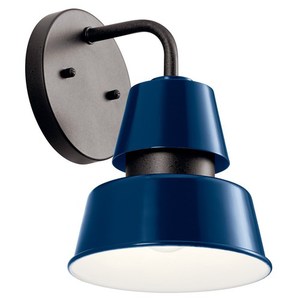 KK59001CBL Lozano Entrance Outdoor Wall Light - Catalina Blue