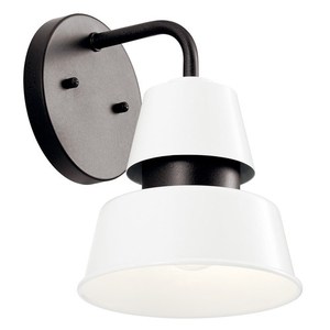 KK59001WH Lozano Entrance Outdoor Wall Light - White