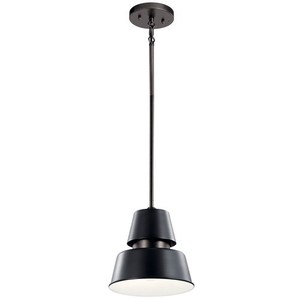 KK59003BK Lozano Hanging Hanging Lantern - Black