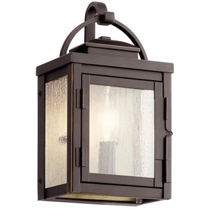 KK59010RZ Carlson Entrance Outdoor Wall Light - Rubbed Bronze