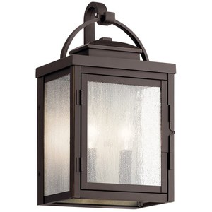 KK59011RZ Carlson Entrance Outdoor Wall Light - Rubbed Bronze