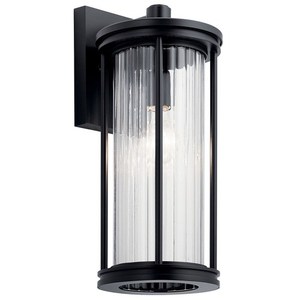 KK59023BK Barras Entrance Outdoor Wall Light - Black