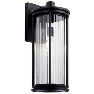 KK59024BK Barras Entrance Outdoor Wall Light - Black