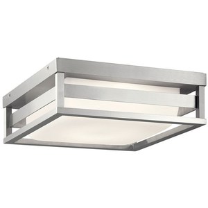 KK59037BALED Ryler Flush Mount Ceiling Light - Brushed Aluminum