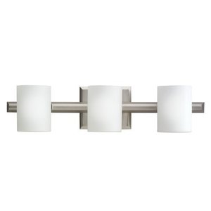 KK5967NI Tubes 3 Bulb Bathroom Lighting - Brushed Nickel