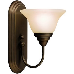 KK5991OZ Telford 1 Bulb Wall Sconce - Olde Bronze