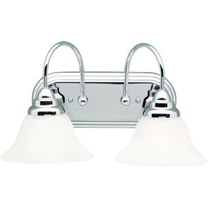 KK5992CH Telford 2 Bulb Bathroom Lighting - Chrome