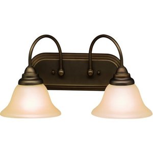 KK5992OZ Telford 2 Bulb Bathroom Lighting - Olde Bronze