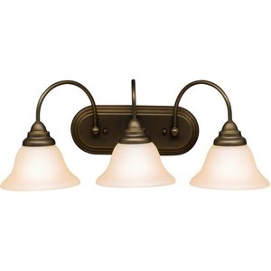 KK5993OZ Telford 3 Bulb Bathroom Lighting - Olde Bronze