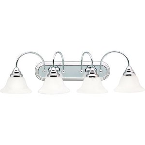 KK5994CH Telford 4 or More Bulb Bathroom Lighting - Chrome