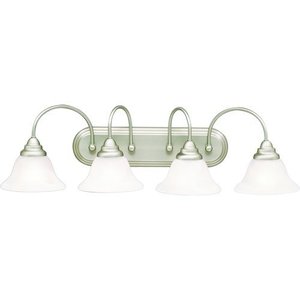 KK5994NI Telford 4 or More Bulb Bathroom Lighting - Brushed Nickel