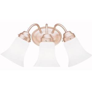 KK6123NI Wall Mount Bath 3 Bulb Bathroom Lighting - Brushed Nickel