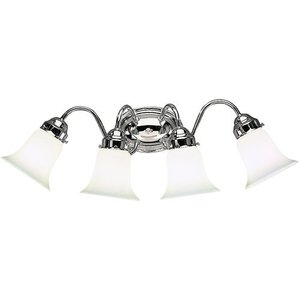 KK6124CH Wall Mount Bath 4 or More Bulb Bathroom Lighting - Chrome