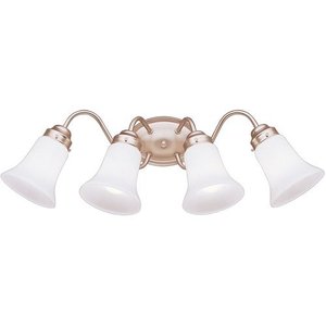 KK6124NI Wall Mount Bath 4 or More Bulb Bathroom Lighting - Brushed Nickel