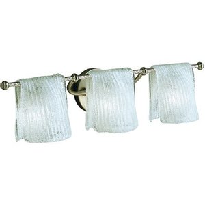 KK6313NI Valencia 3 Bulb Bathroom Lighting - Brushed Nickel