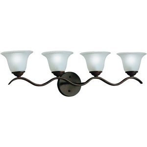 KK6324TZ Dover 4 or More Bulb Bathroom Lighting - Tannery Bronze